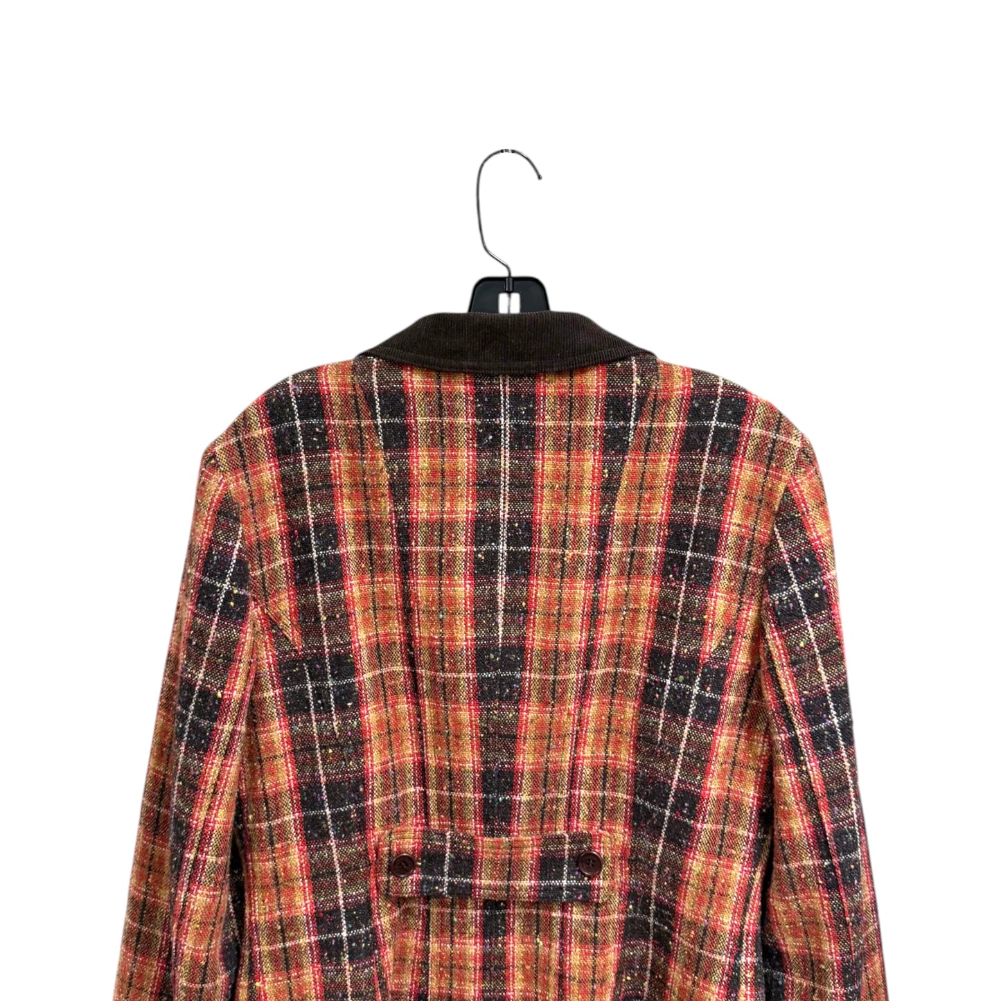 Moschino Jeans Plaid Tweed Blazer