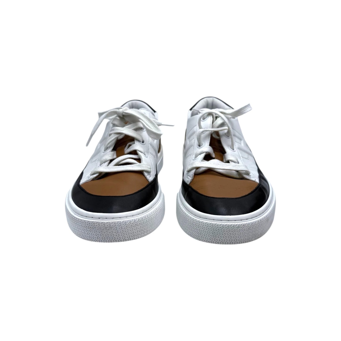 Hermès White Deep Low-Top Sneakers