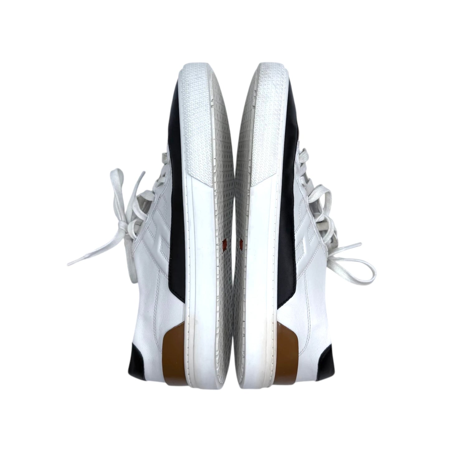 Hermès White Deep Low-Top Sneakers
