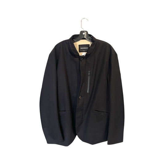 Emporio Armani Full-zip Jersey Pea Coat Men's - 58