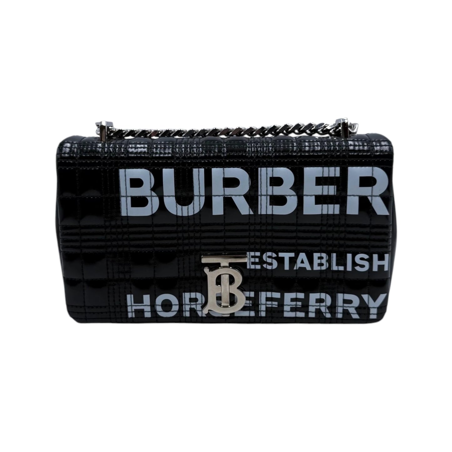 Burberry Small Horseferry Print Quilted Lola Bag