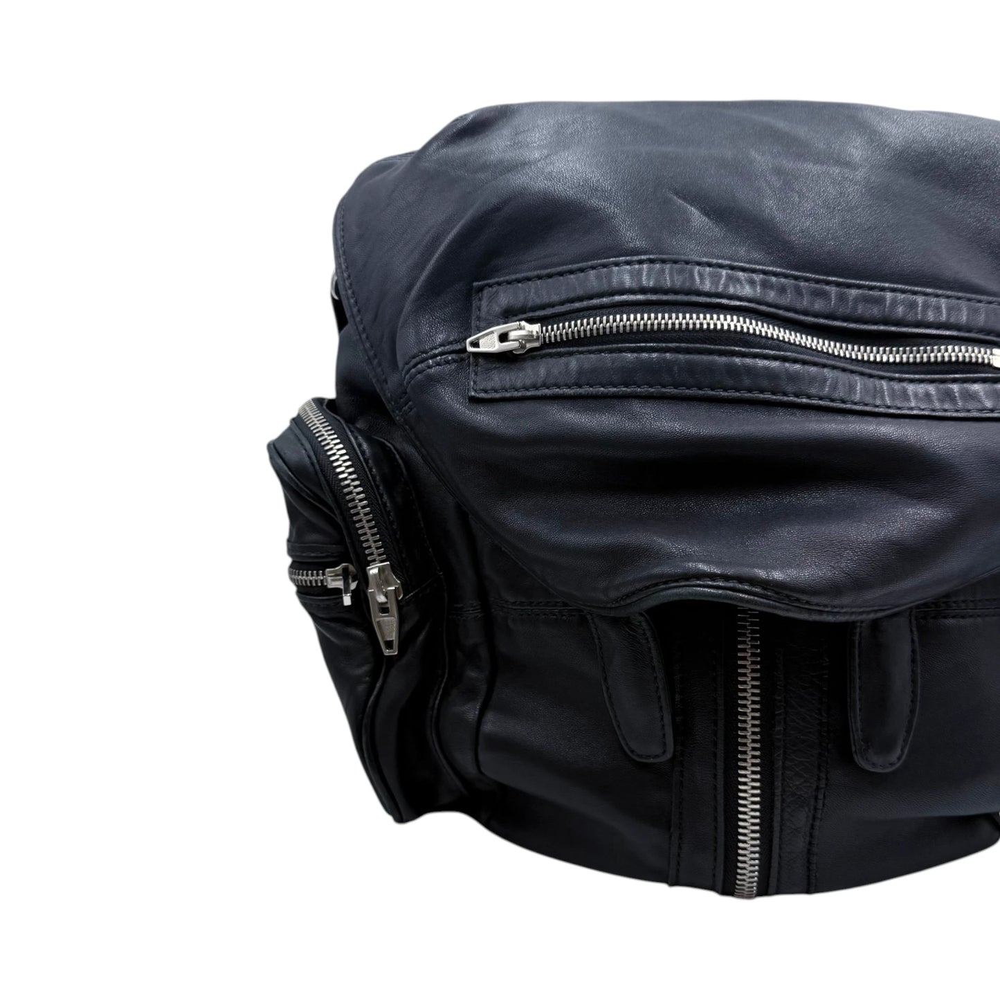 Alexander Wang Black Zipper Backpack