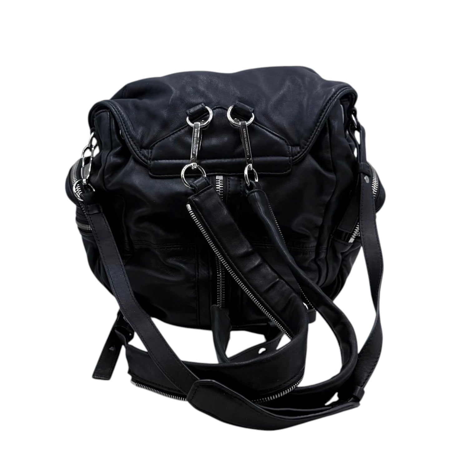 Alexander Wang Black Zipper Backpack