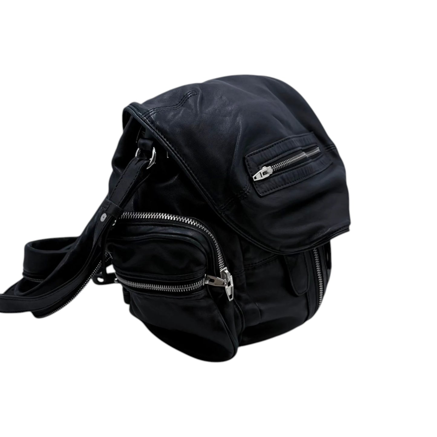 Alexander Wang Black Zipper Backpack