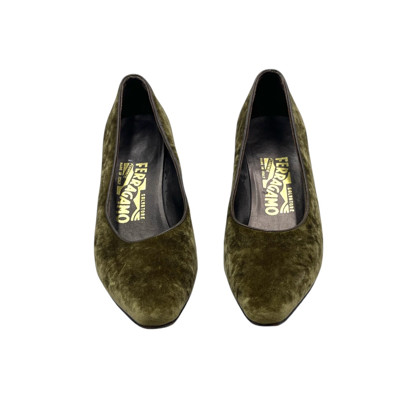 Ferragamo Vintage Velvet Pump