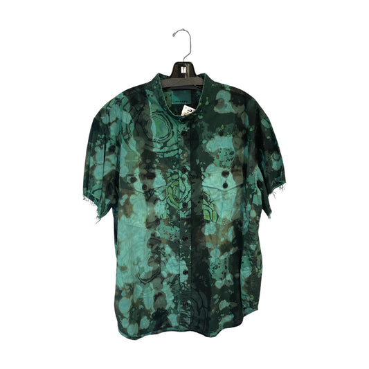 Isabel Marant Cotton Green Men's Short Sleeve Shirt - L