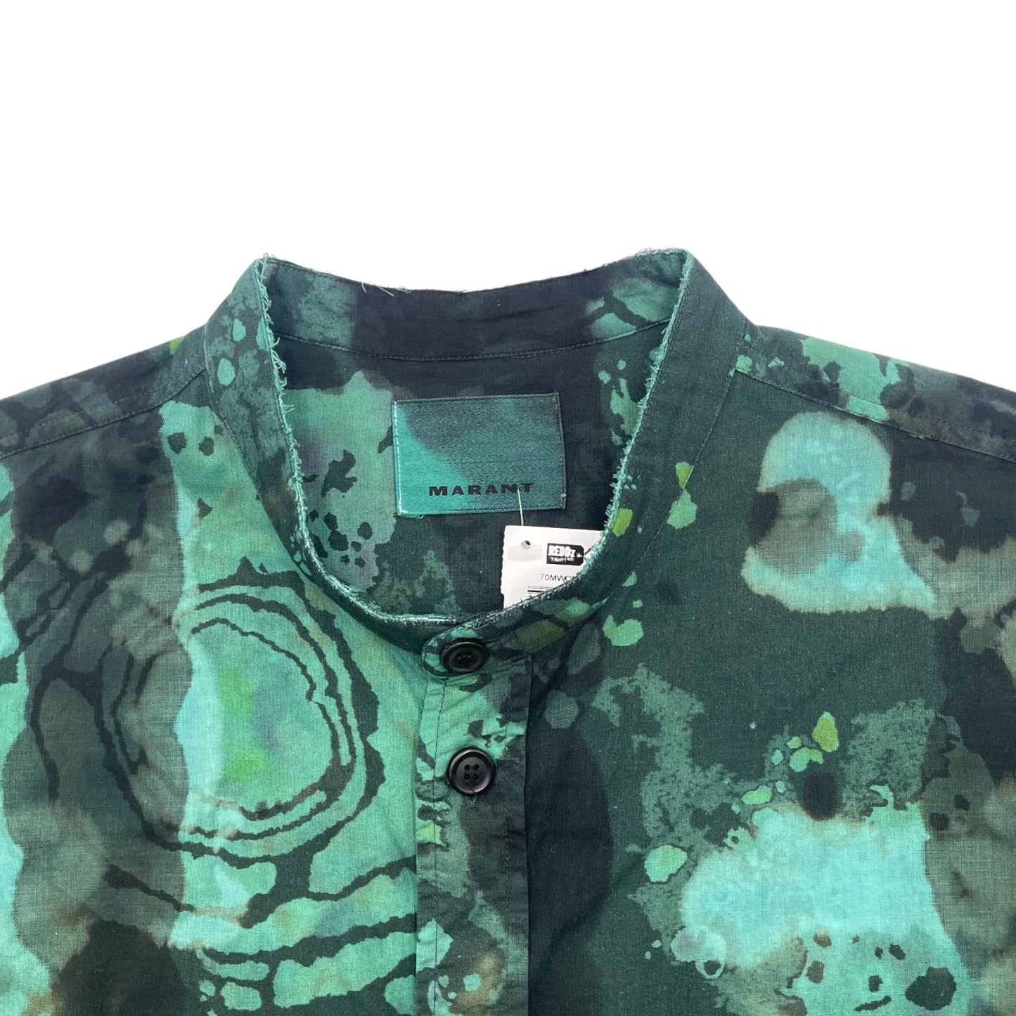 Isabel Marant Cotton Green Men's Short Sleeve Shirt - L