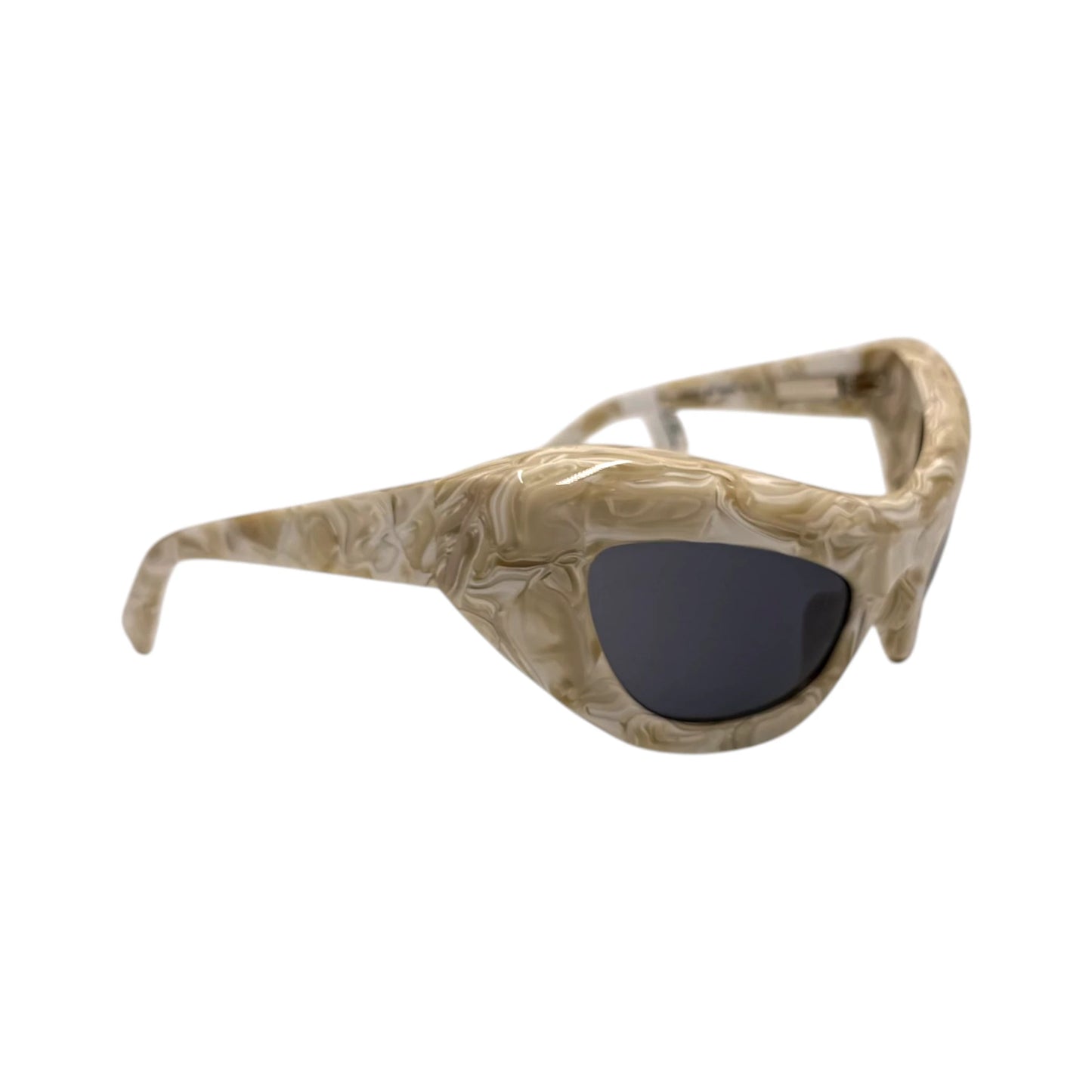 SPORTMAX Oversized Cat-Eye Marble Sunglasses