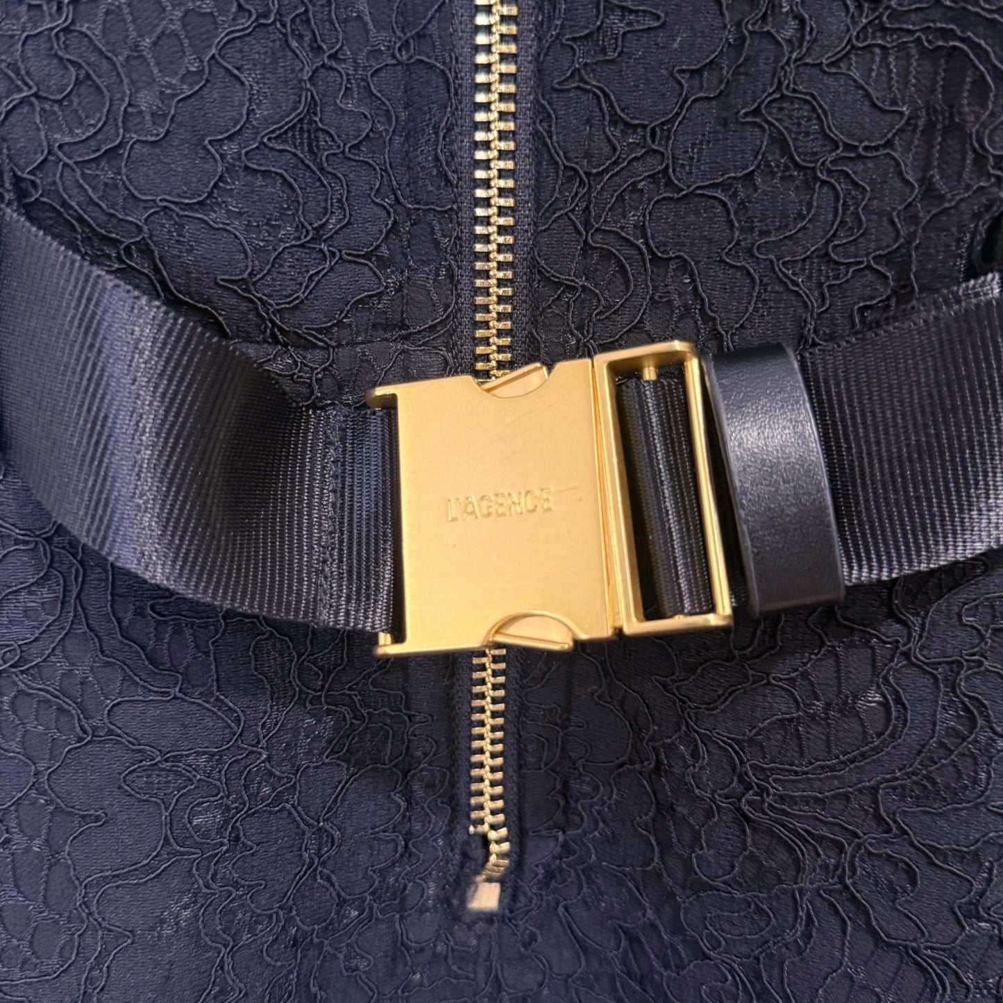 L'AGENCE Kylo Belted Shirt Dress