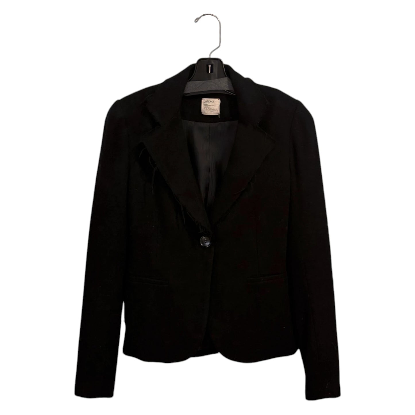 L'AGENCE Fray Lapel Blazer