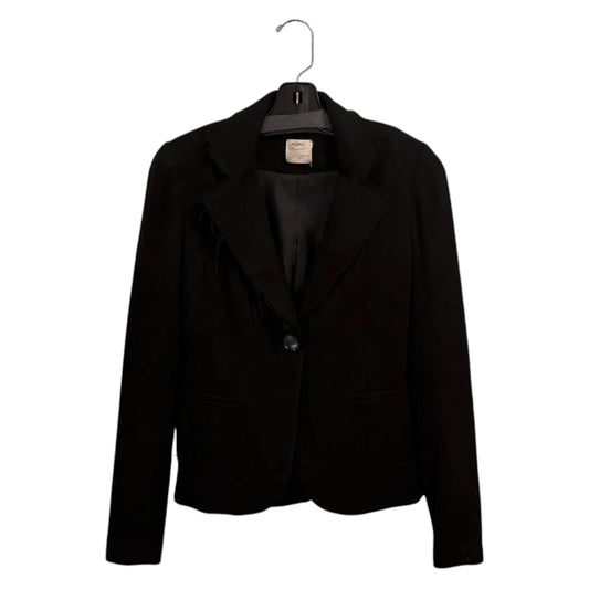 L'AGENCE Fray Lapel Blazer