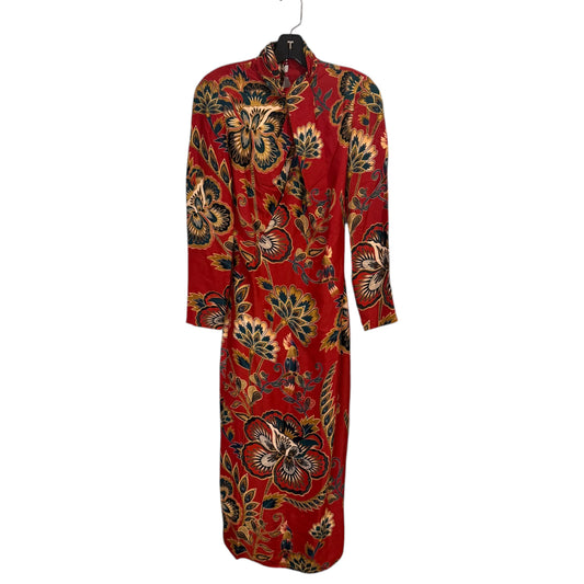 Farm Rio Cutout Floral Print Jersey Dress