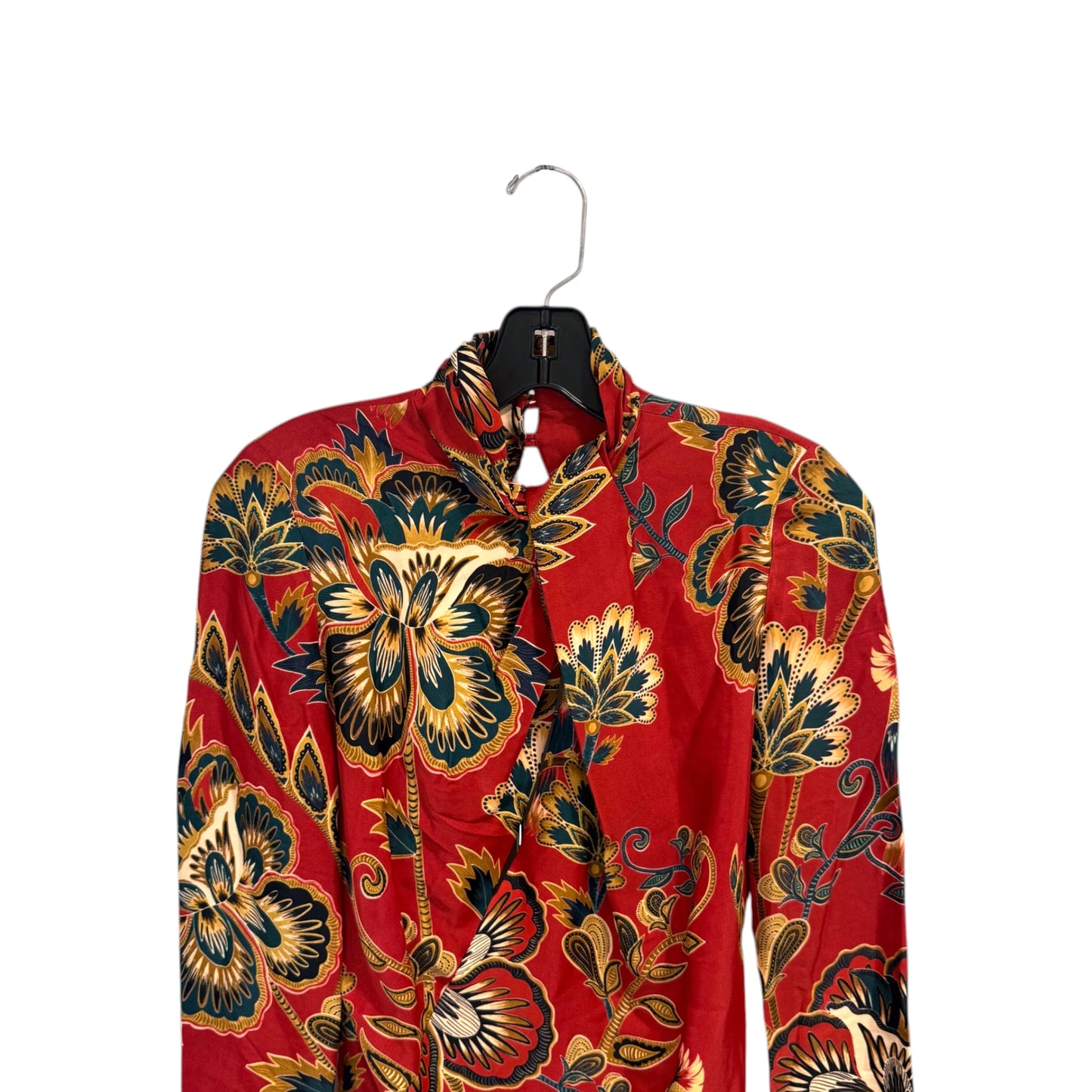 Farm Rio Cutout Floral Print Jersey Dress