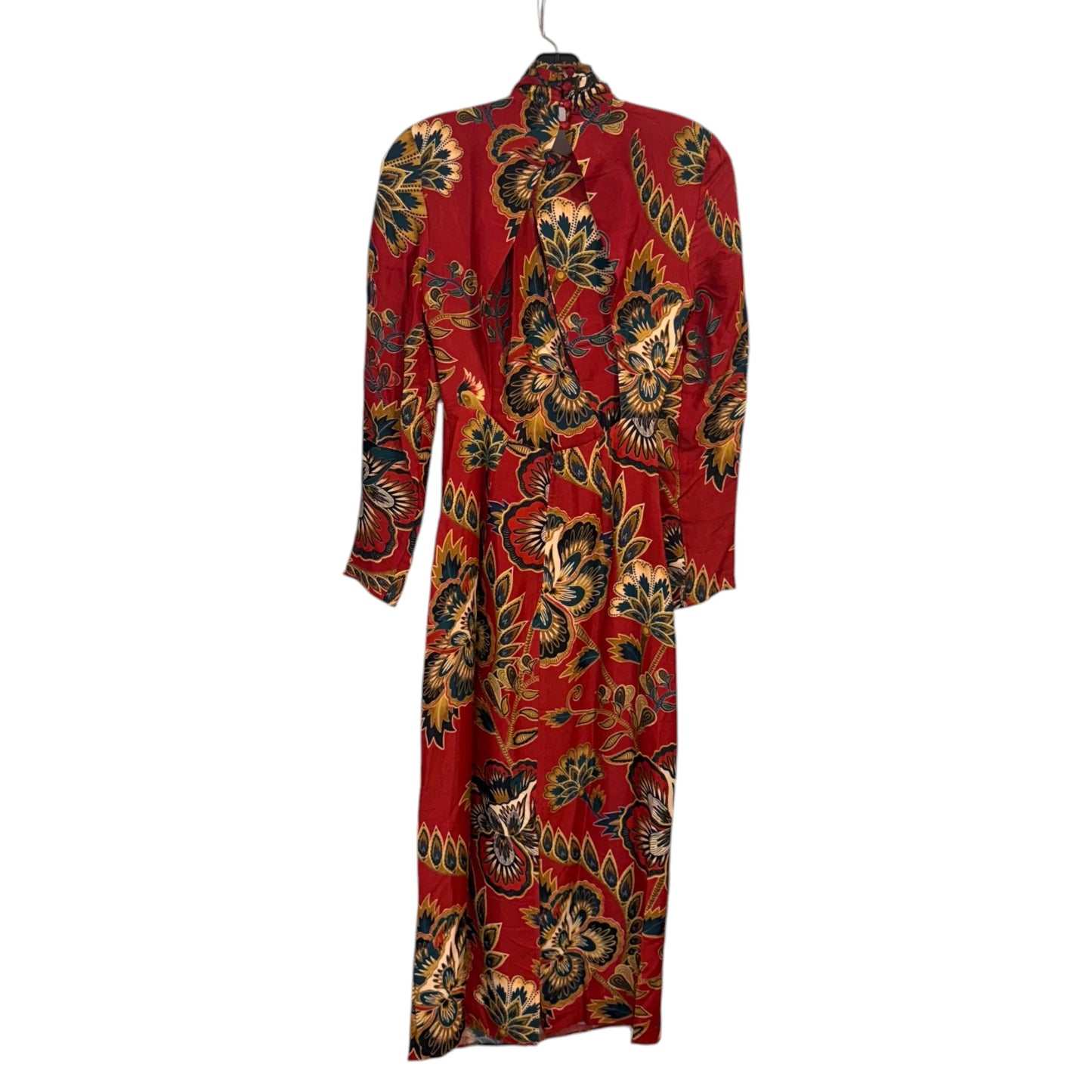 Farm Rio Cutout Floral Print Jersey Dress