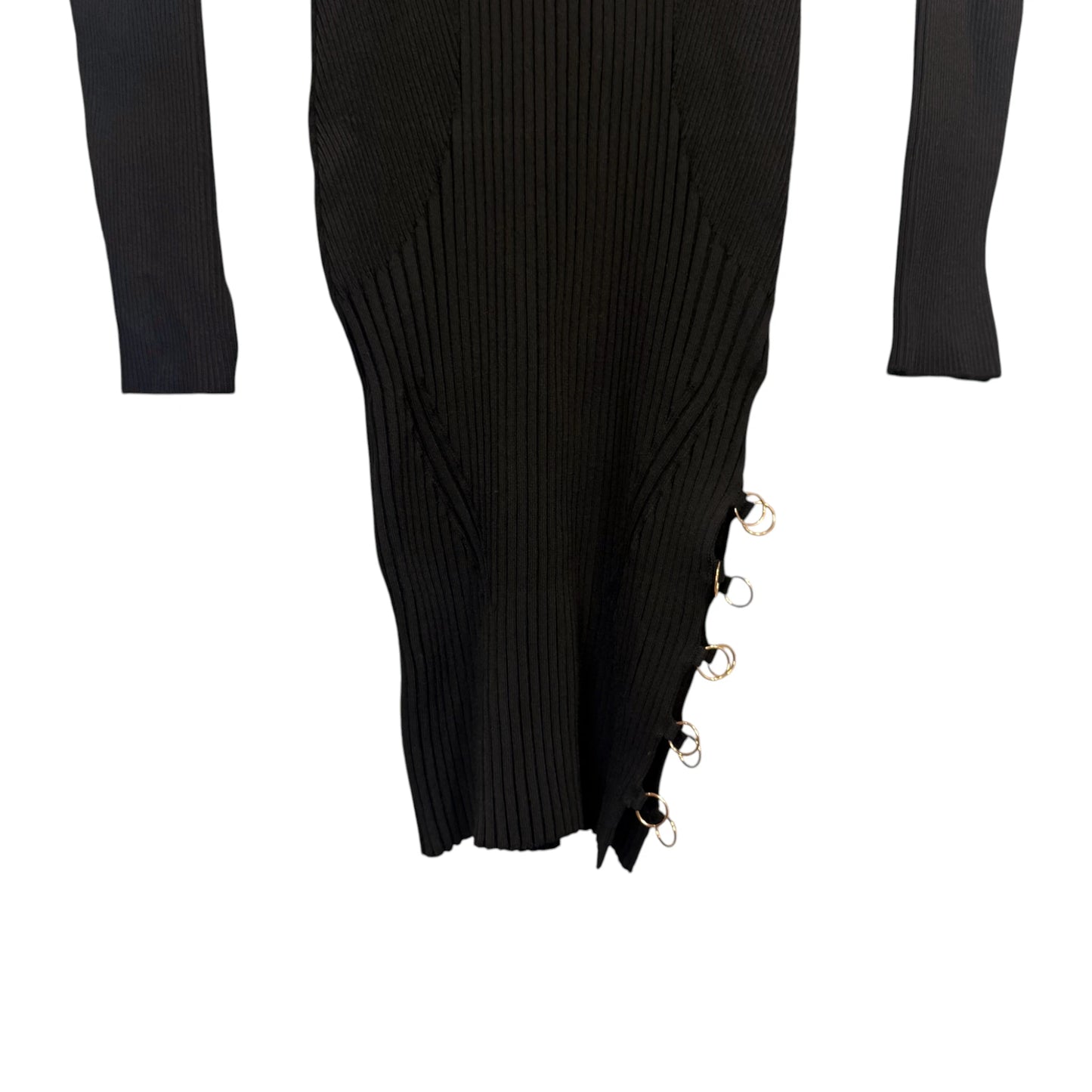 Jacquemus Black Body Con Knit Dress