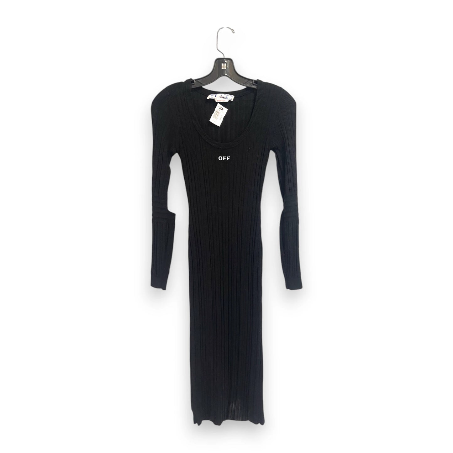 Off-White Rib Knit Dress