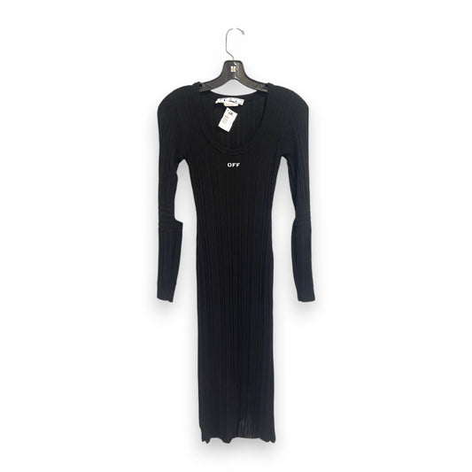 Off-White Rib Knit Dress