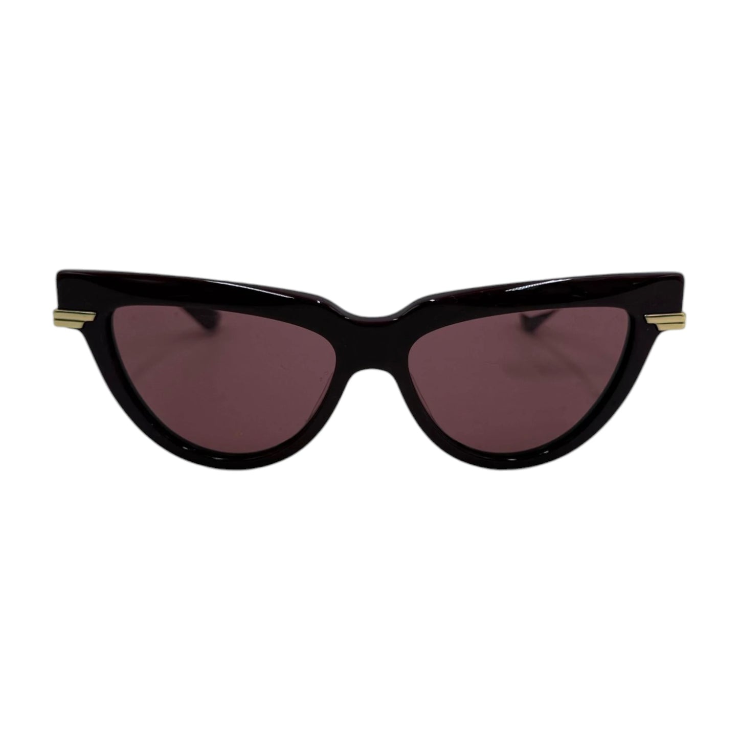 Bottega Veneta Burgundy Cat-Eye Sunglasses