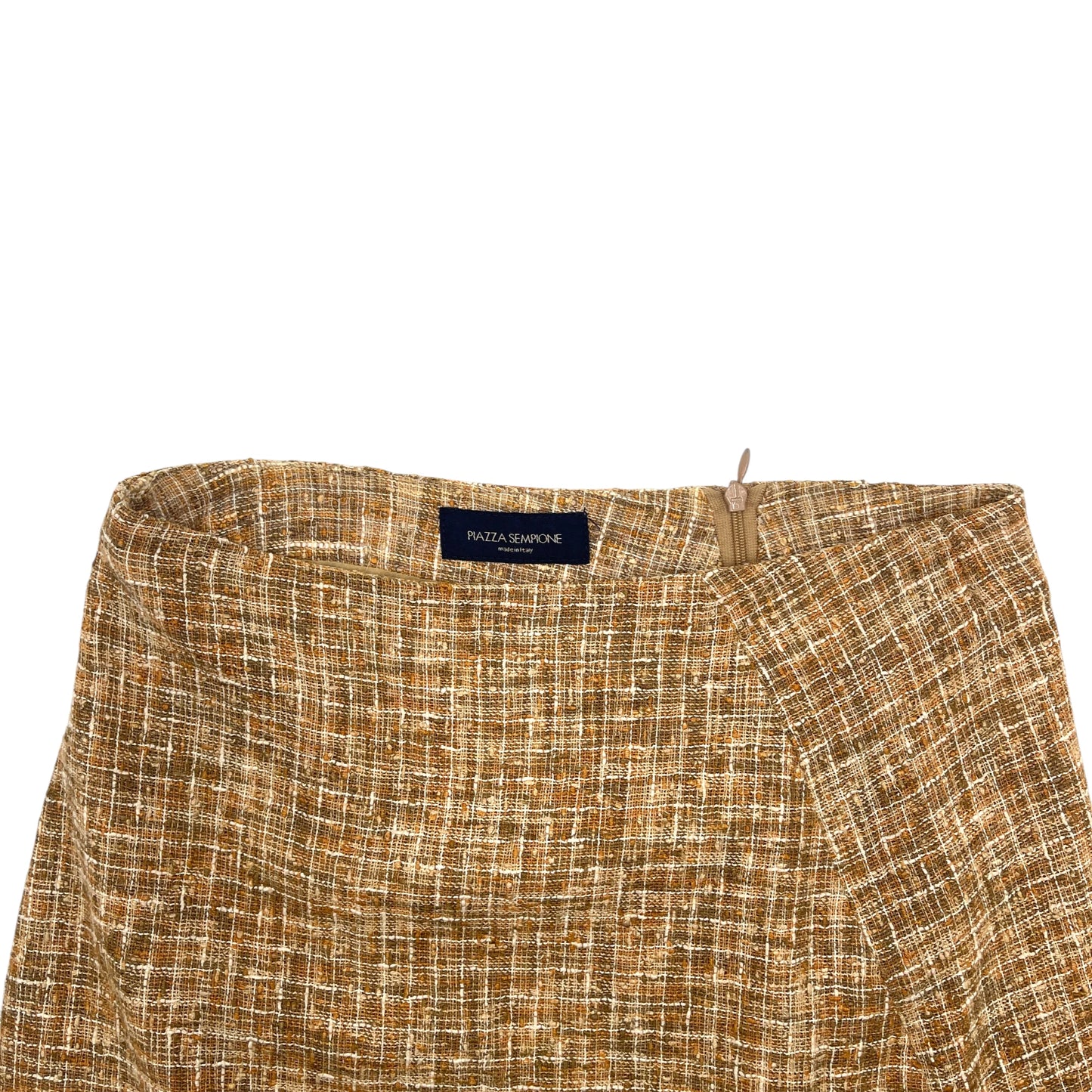 Piazza Sempione Linen Plaid Skirt - XS | IT 40