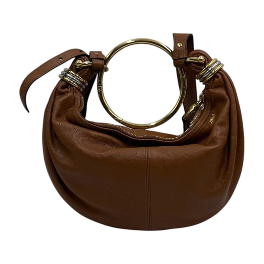 Chloé Cognac Leather Hobo Bag
