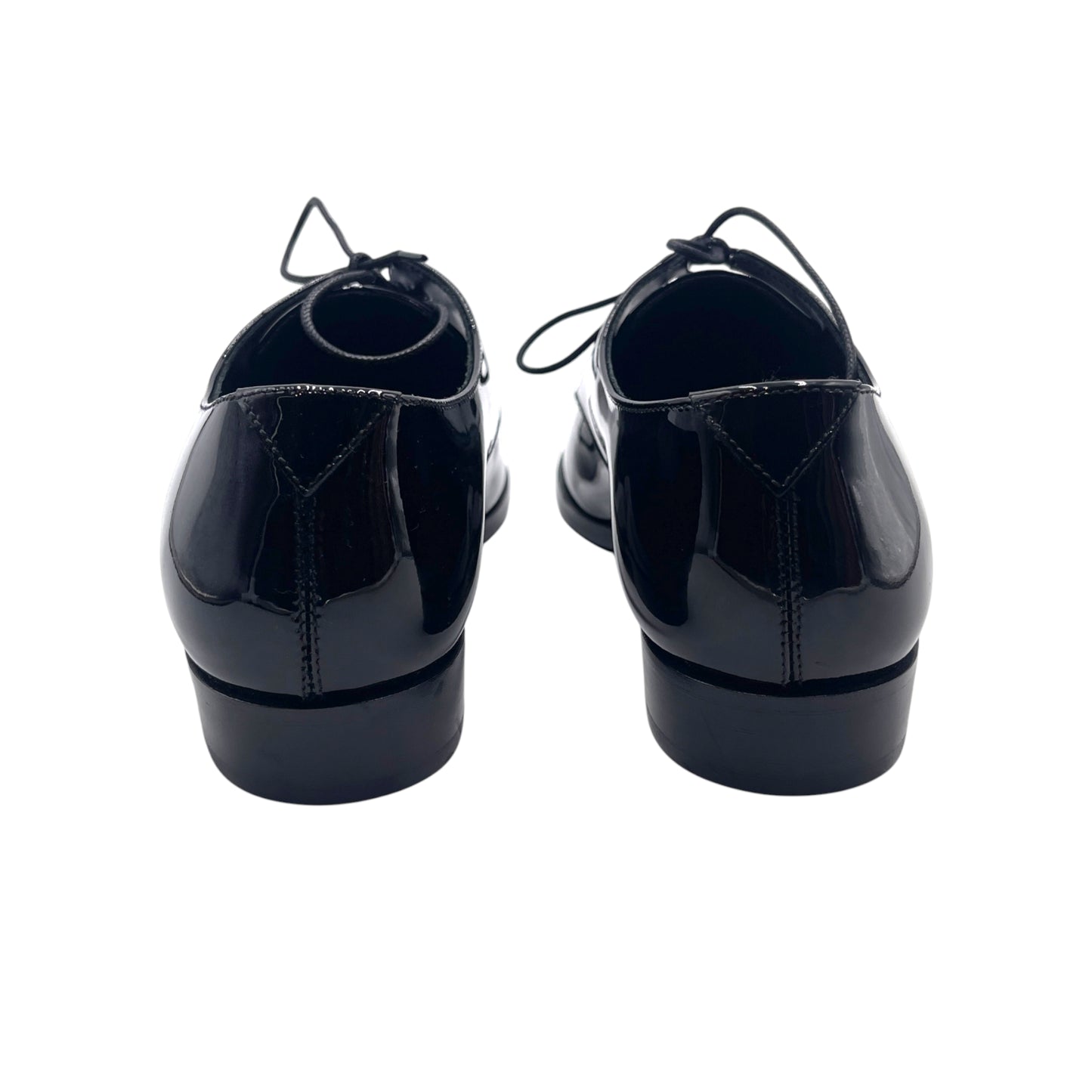 Saint Laurent Patent Lace up Derby Shoes