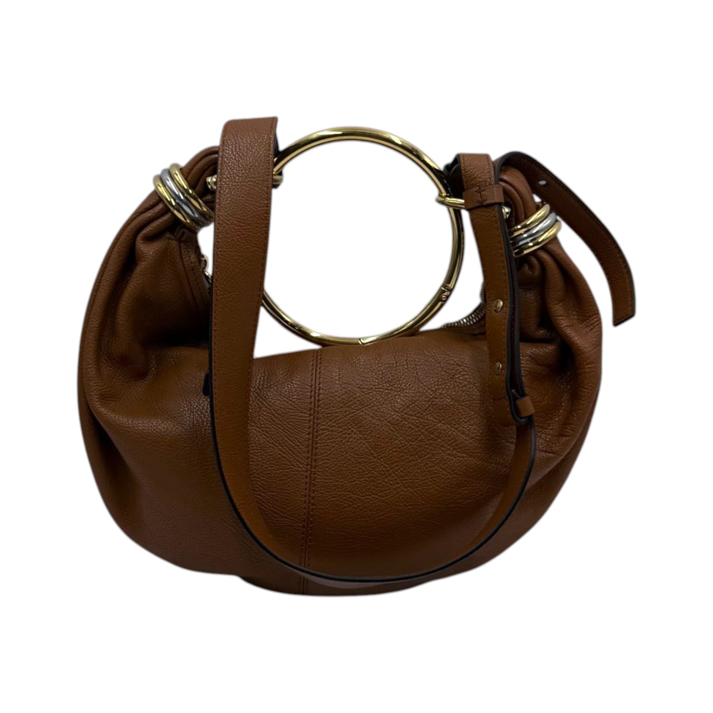Chloé Cognac Leather Hobo Bag