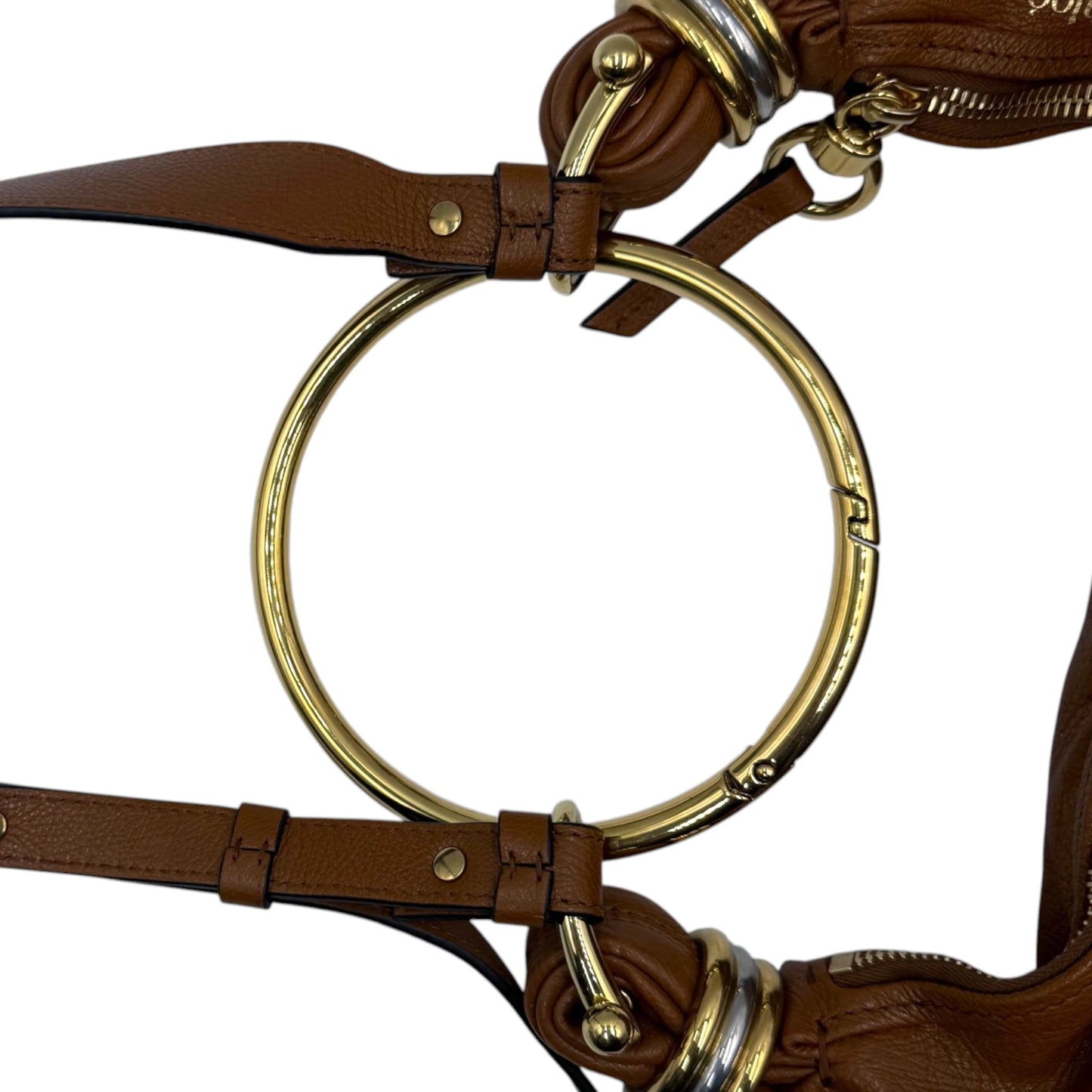 Chloé Cognac Leather Hobo Bag