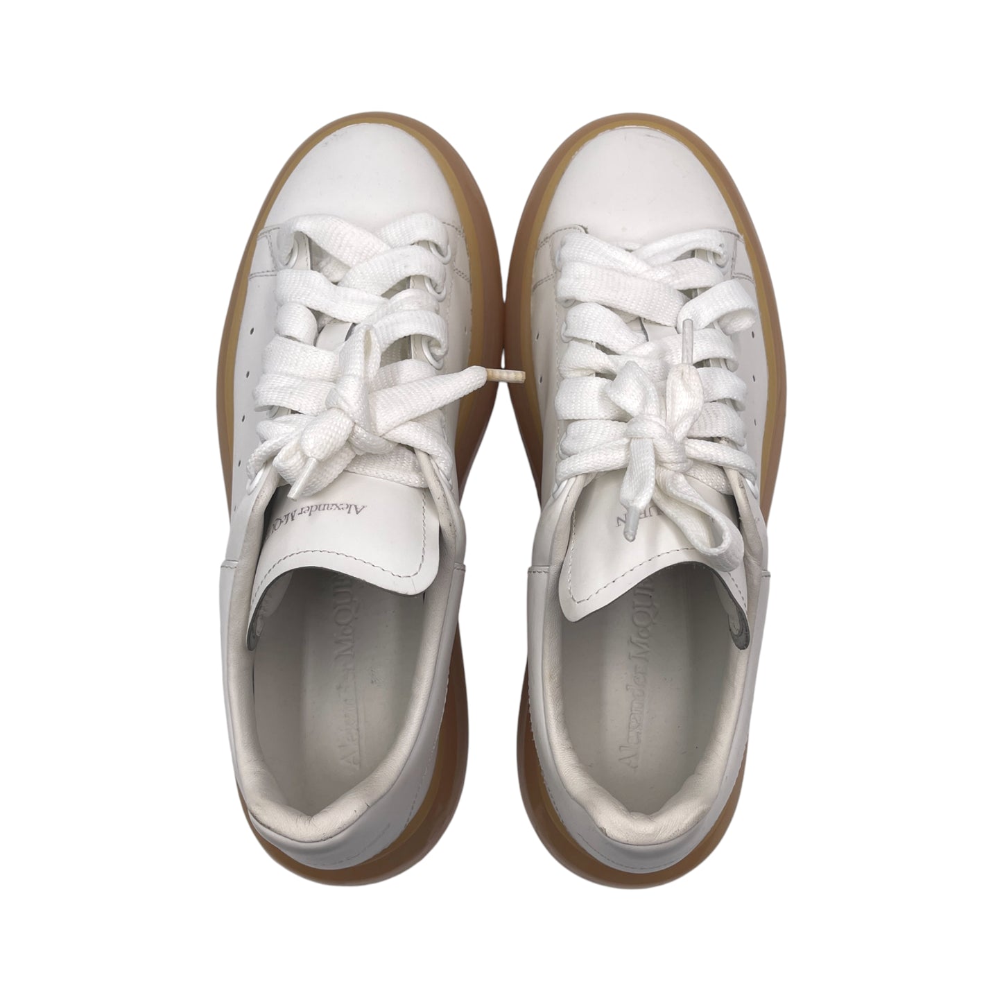 McQueen White/Camel Oversized Wom Snkr