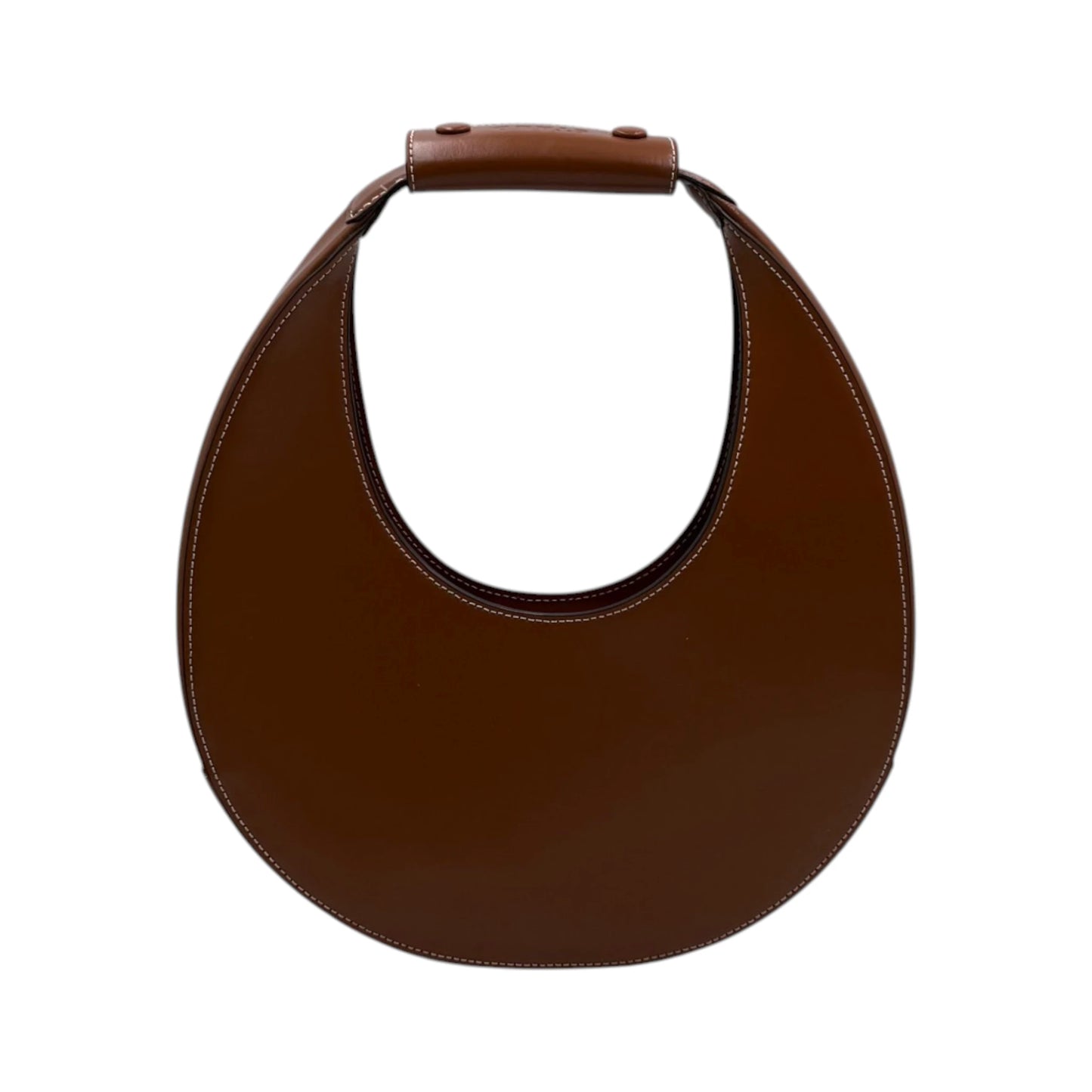 STAUD Moon Leather Shoulder Bag