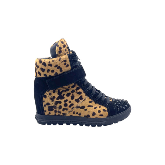 Miu Miu Leopard Pony Hi-Top Women's Snkr