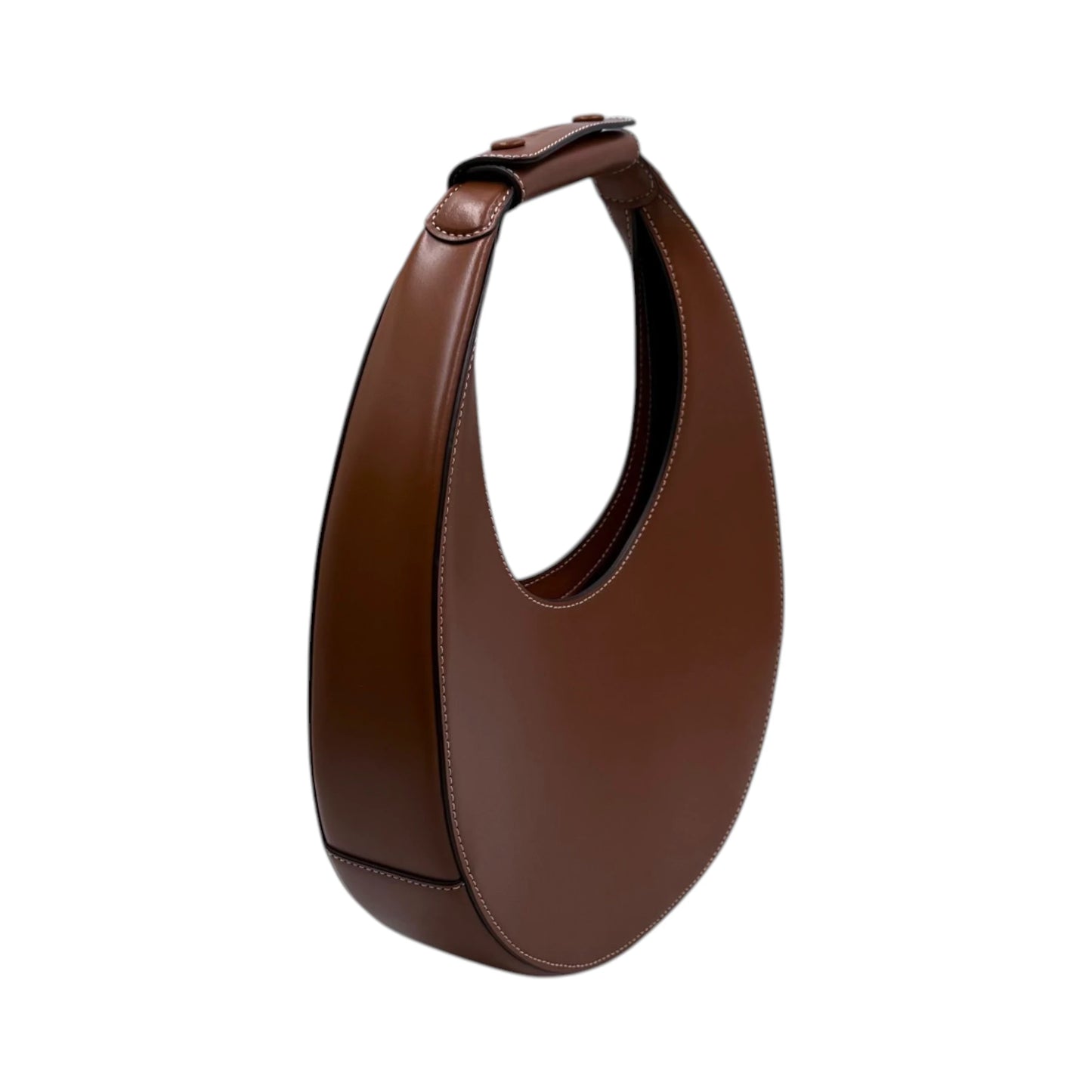 STAUD Moon Leather Shoulder Bag