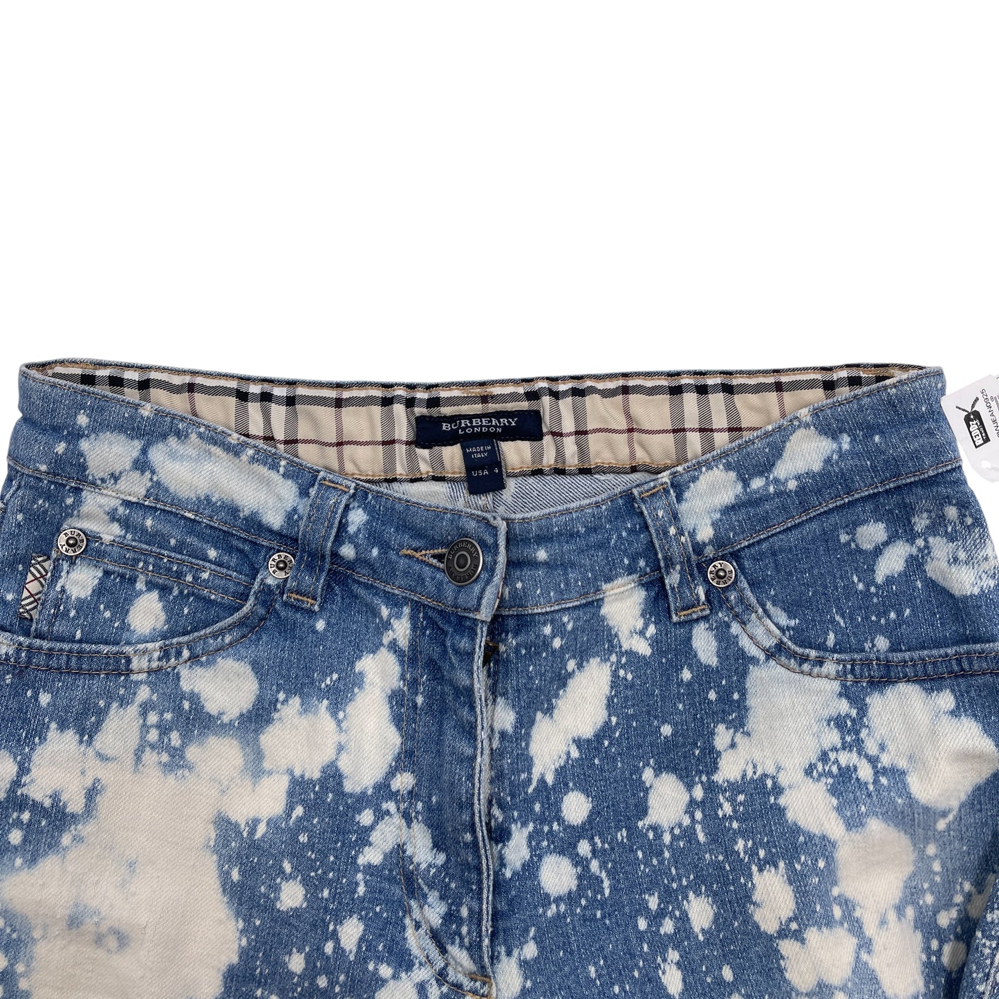 Burberry London Bleach-Splattered Jeans - 26