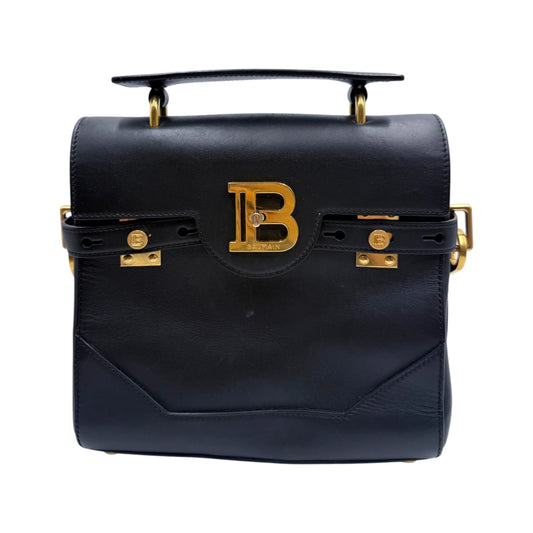 Balmain B-Buzz Black Gold Crossbody Bag