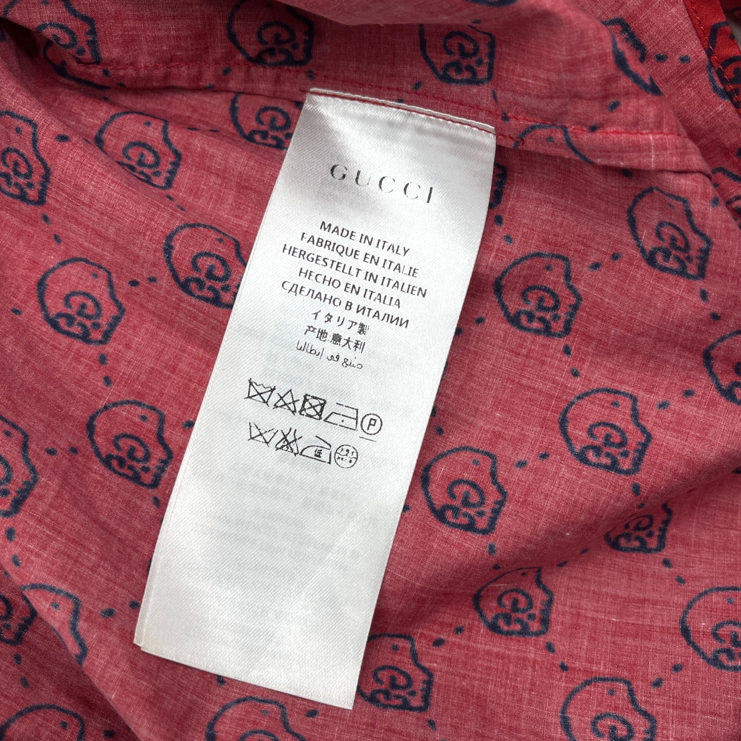 Gucci Red Skull Men's - 39 | M
