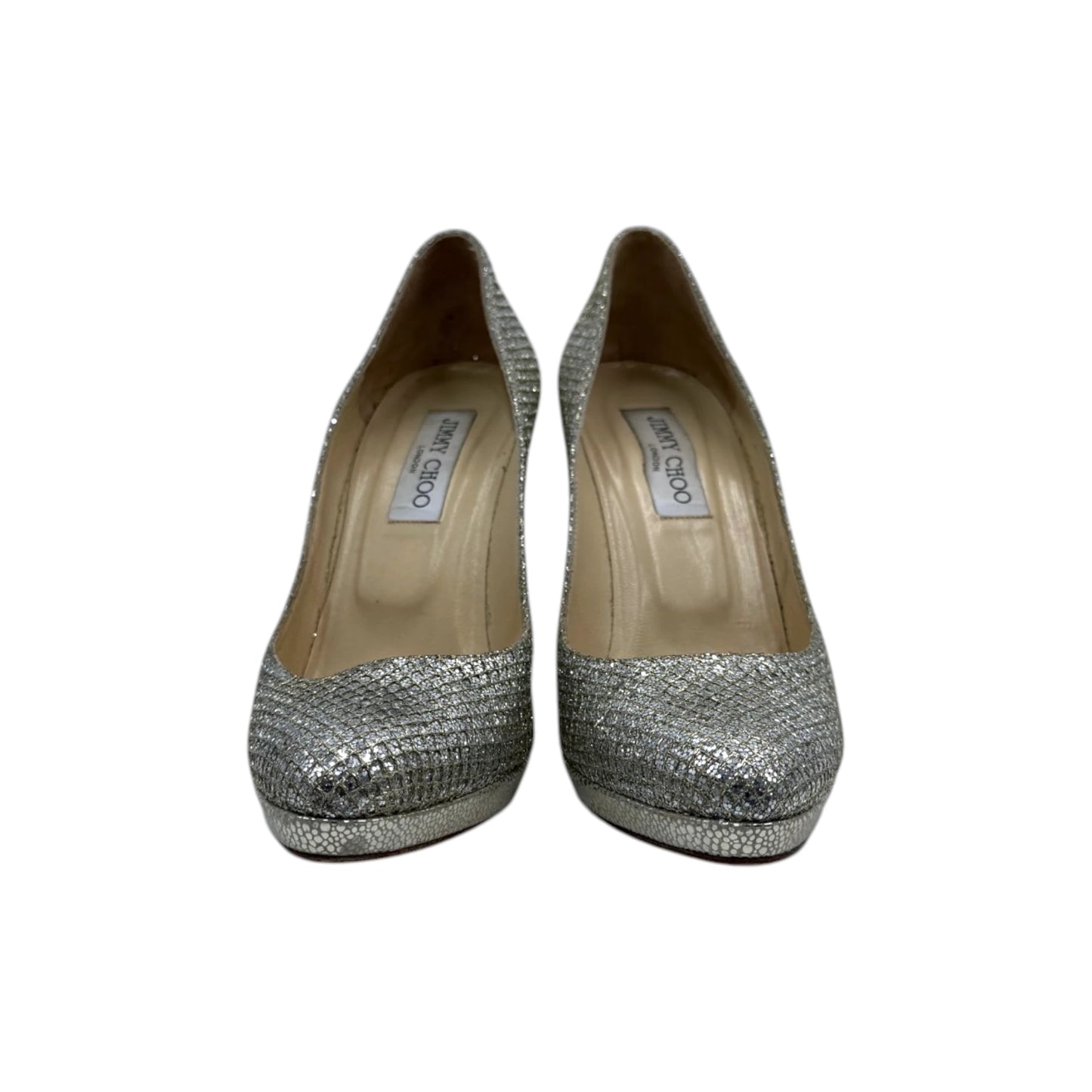 Jimmy Choo Metallic Champagne Pumps