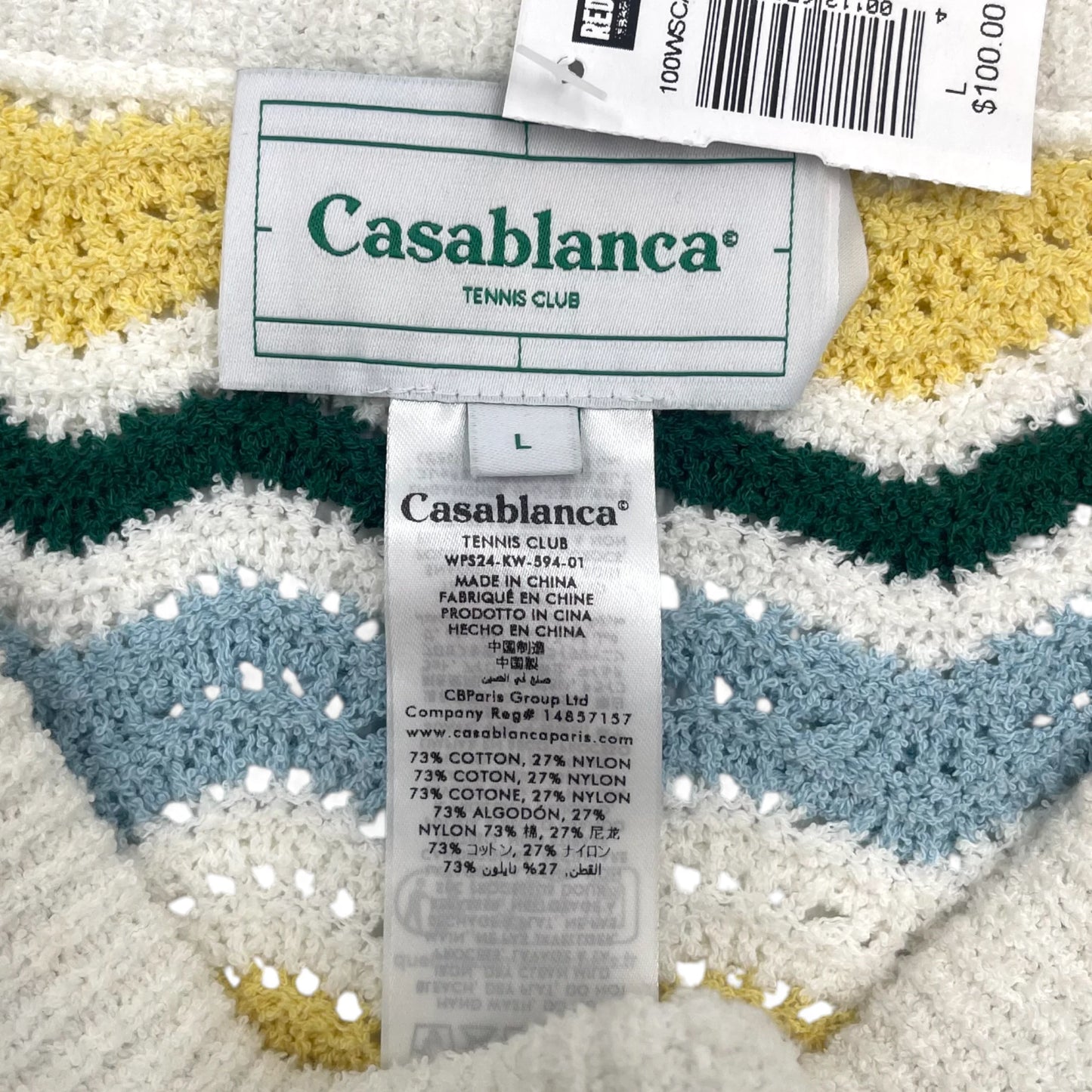 Casablanca Wavy Knit Skirt Wom L