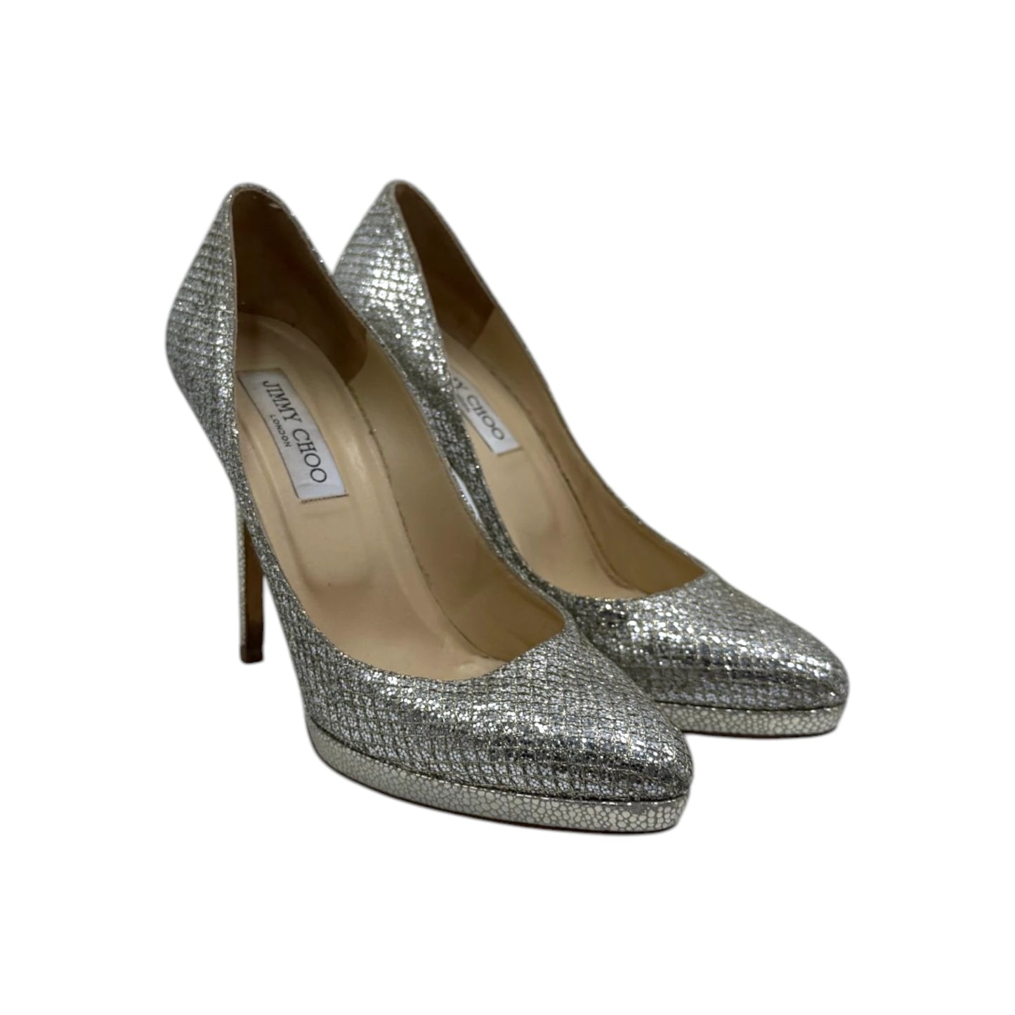 Jimmy Choo Metallic Champagne Pumps