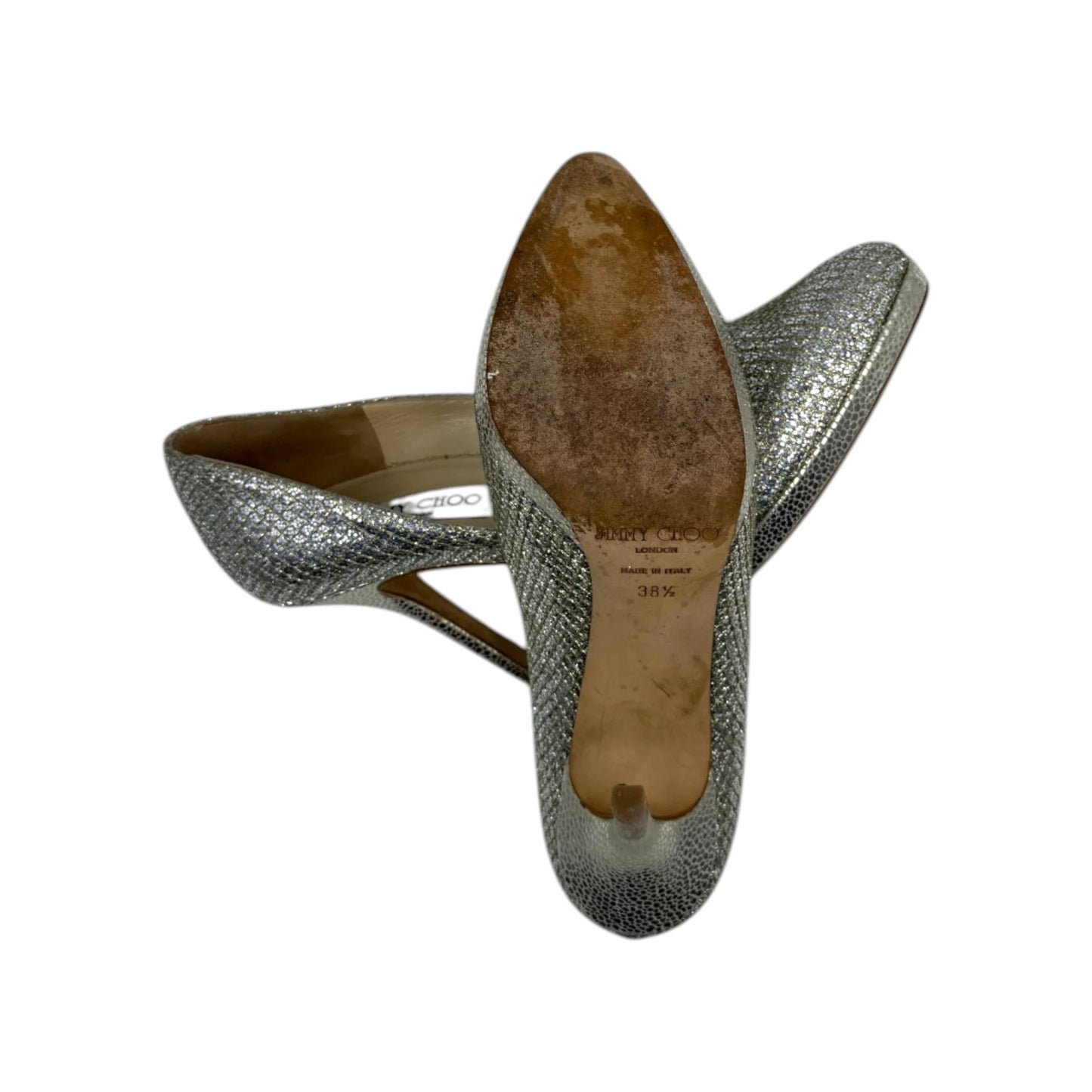 Jimmy Choo Metallic Champagne Pumps