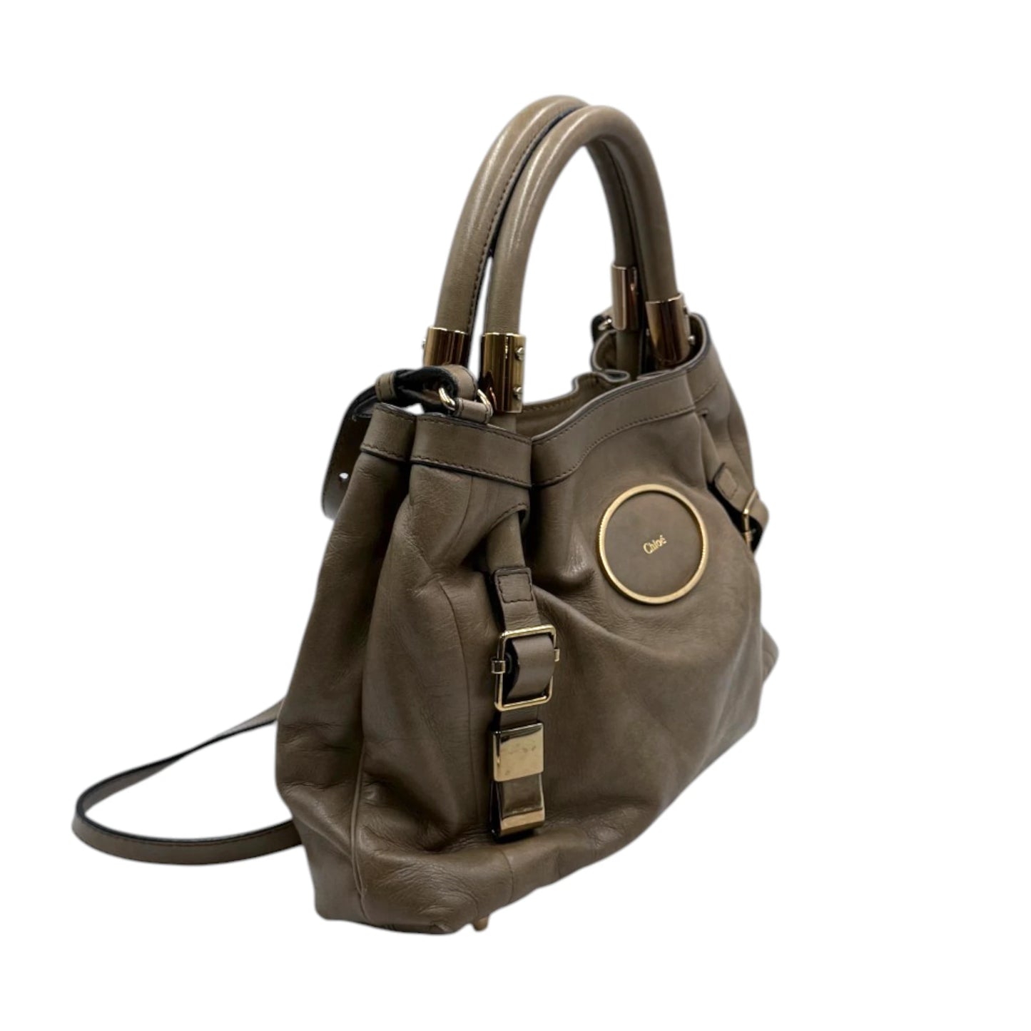 Chloé Victoria Taupe 2Way Tote Bag