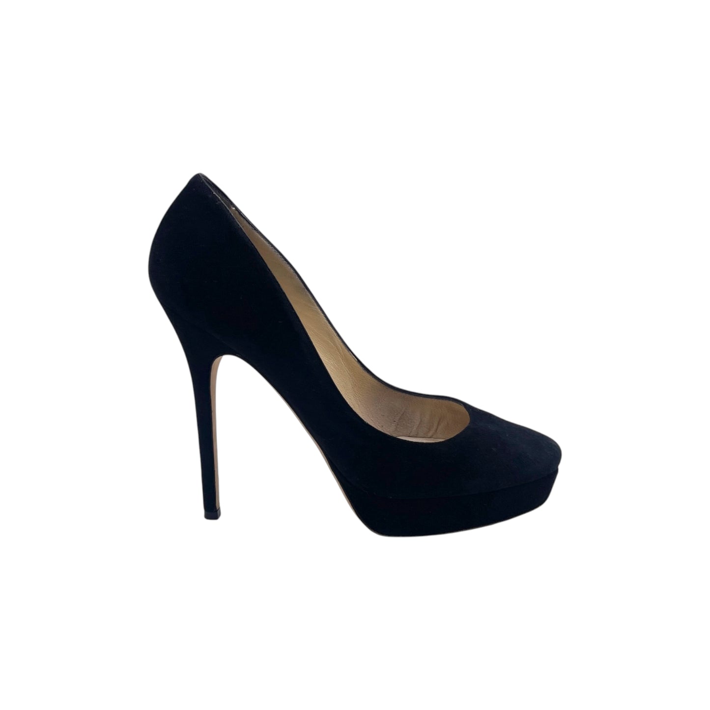 Jimmy Choo Black Suede Platform Pump