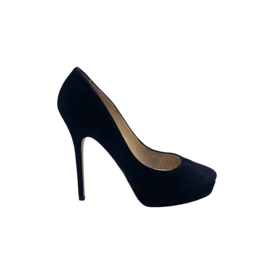 Jimmy Choo Black Suede Platform Pump