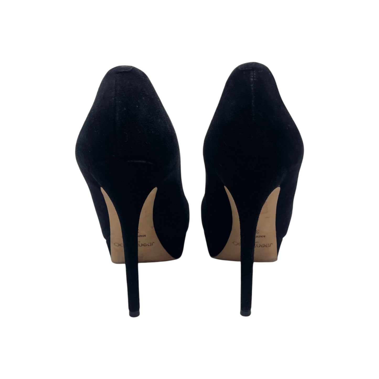 Jimmy Choo Black Suede Platform Pump