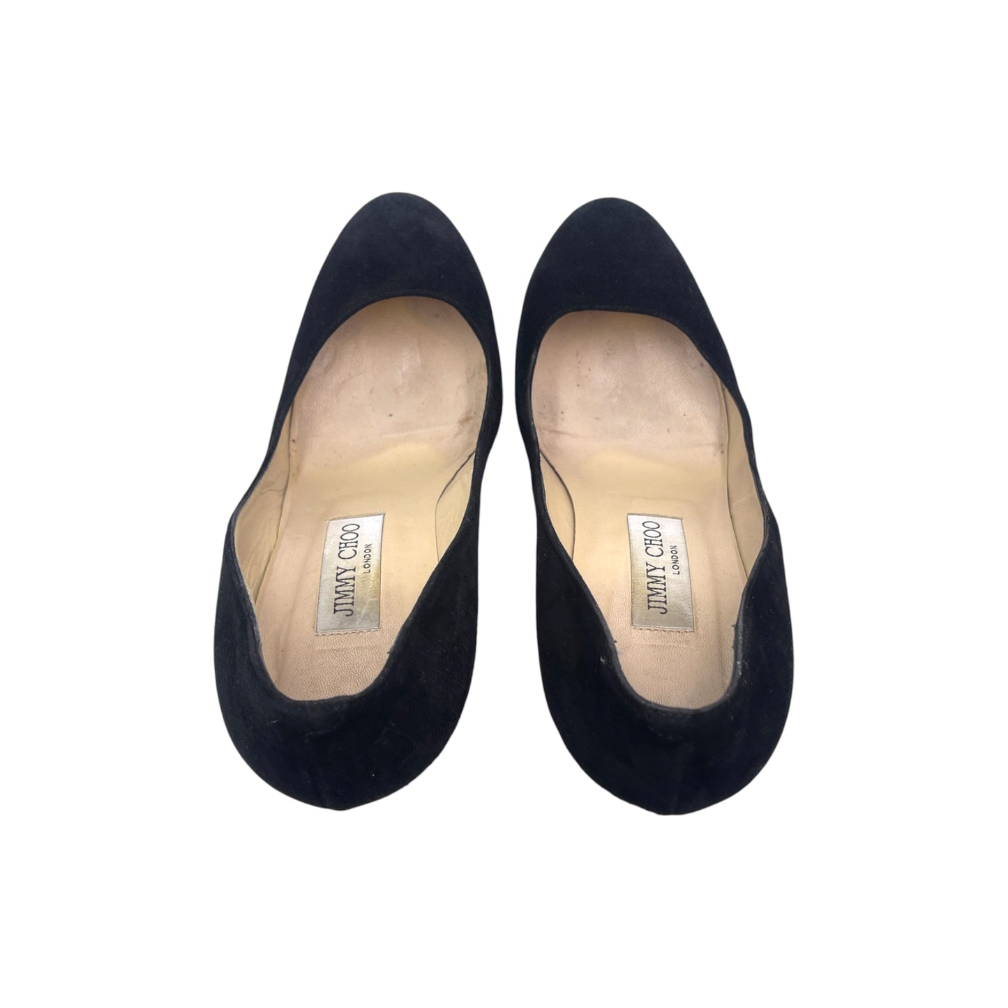 Jimmy Choo Black Suede Platform Pump