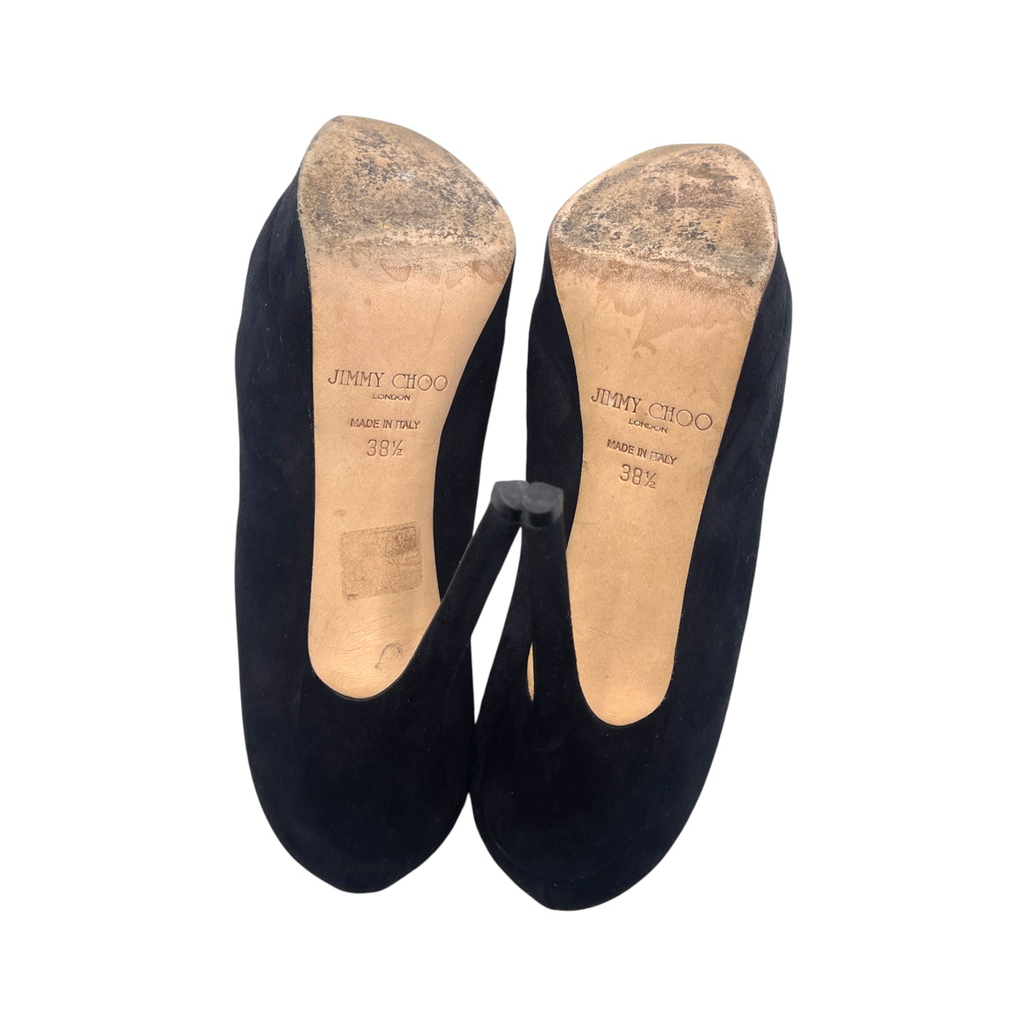 Jimmy Choo Black Suede Platform Pump