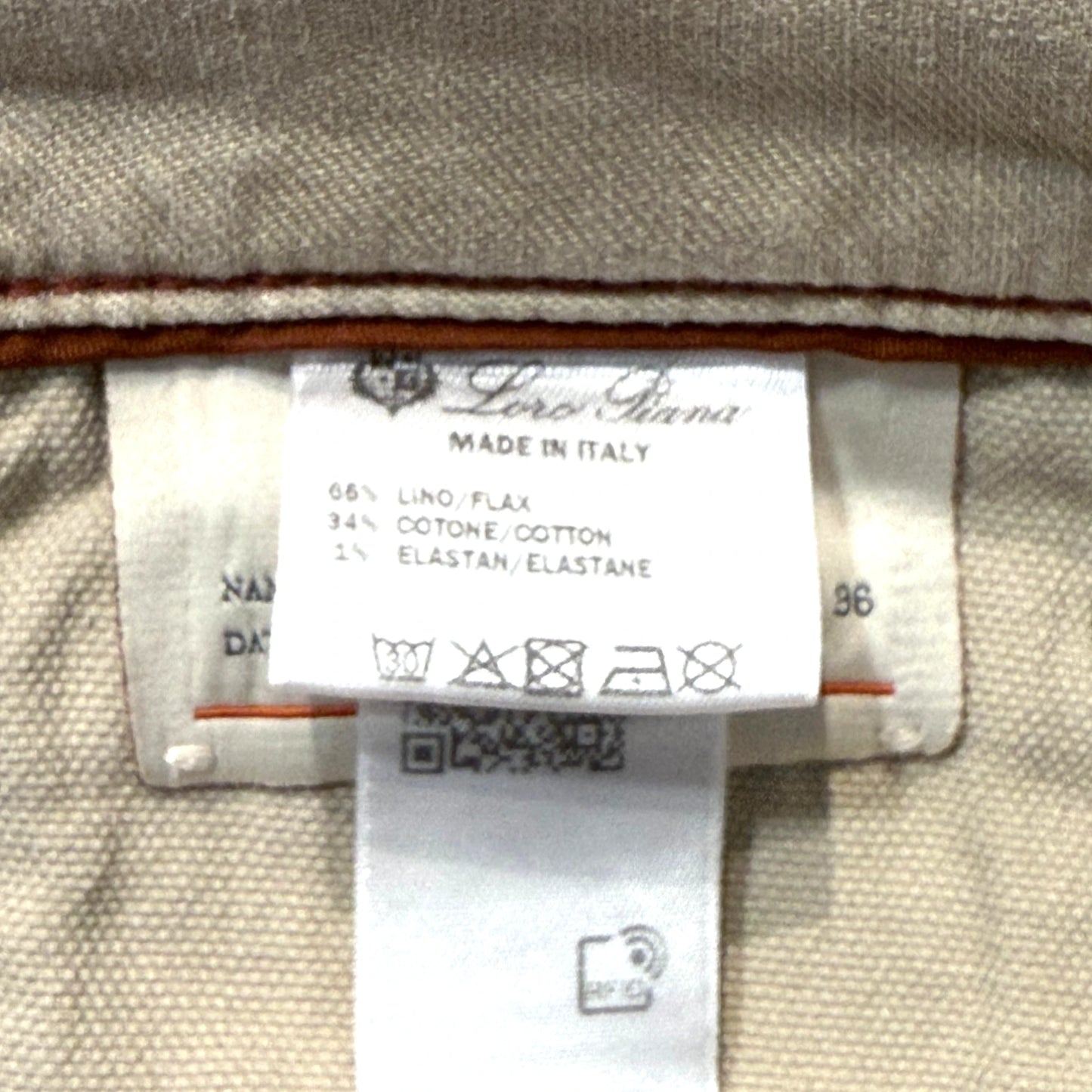 Loro Piana Beige 5 Pocket Jeans