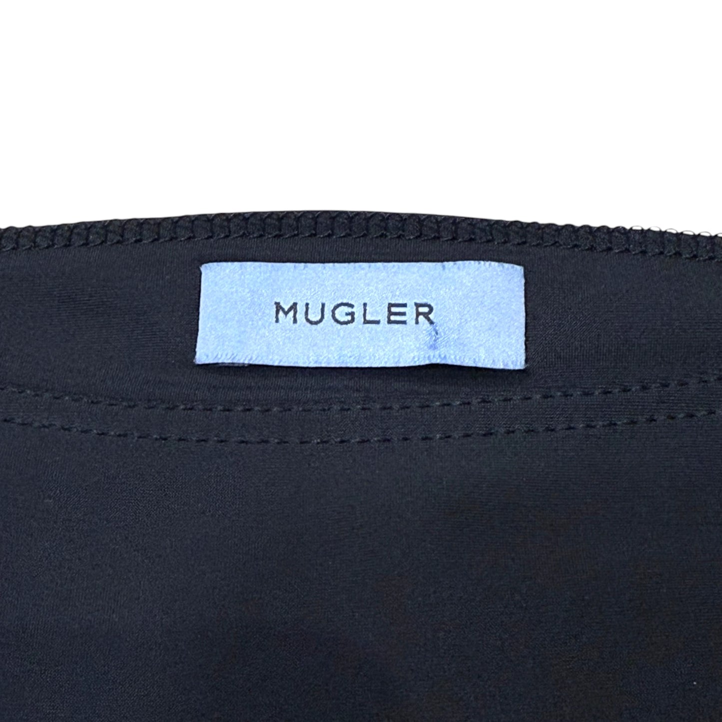 Mugler Contrast Paneled Jersey Shorts