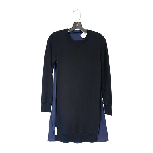 Sacai Black/Navy Sweatshirt Dress -  S