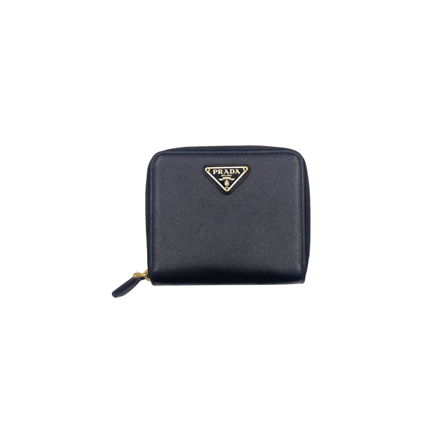 Prada Saffiano Leather Zip Wallet
