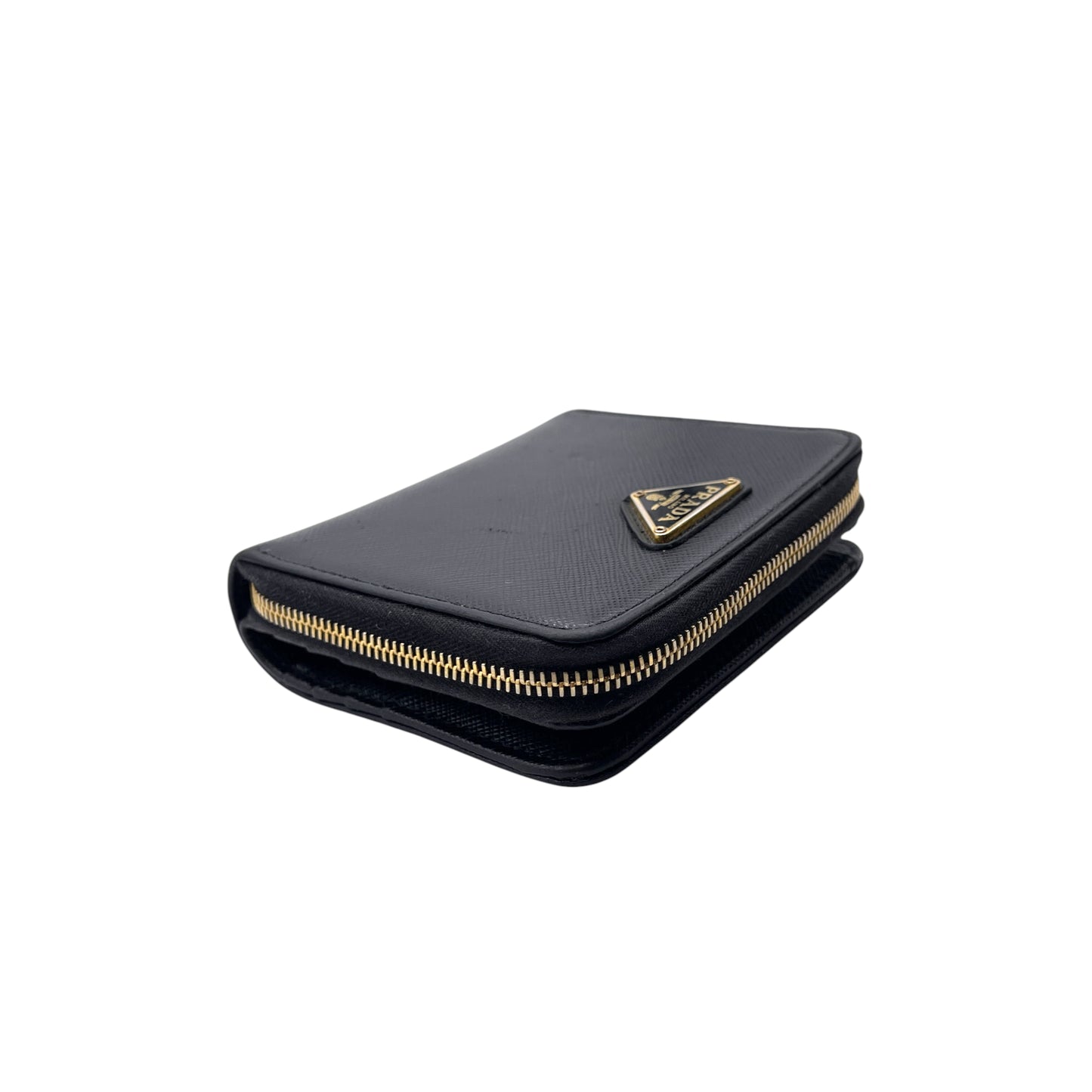 Prada Saffiano Leather Zip Wallet
