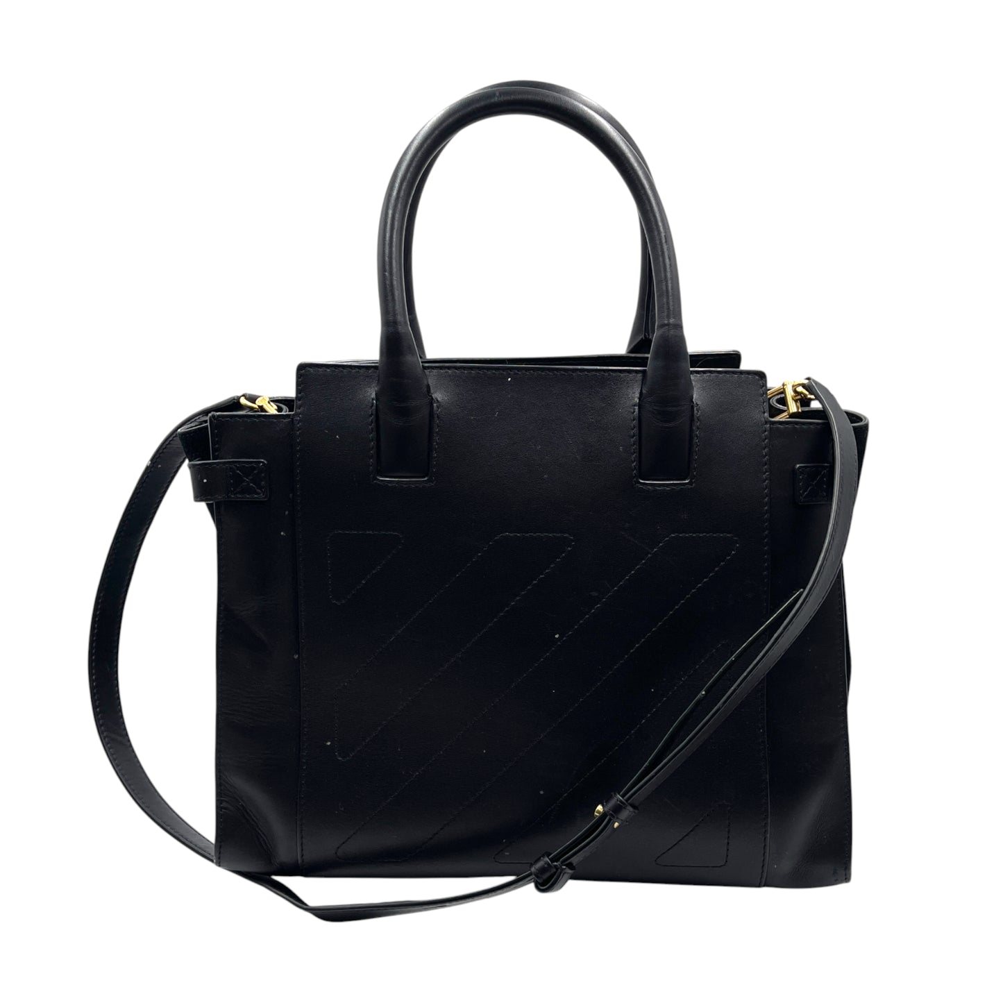 Off-White City Leather Tote Bag